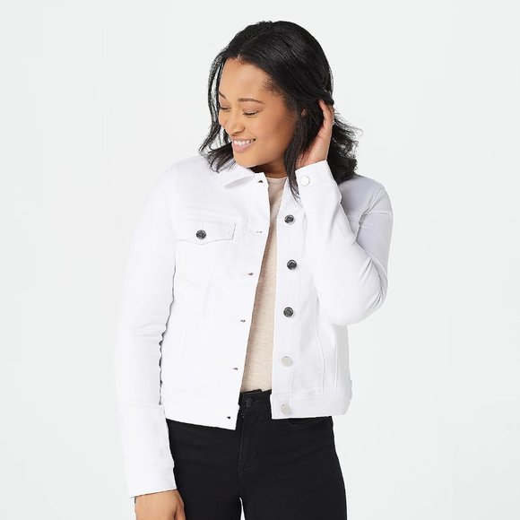 Haute Hippie Jackets & Blazers - Women's White Denim Jacket